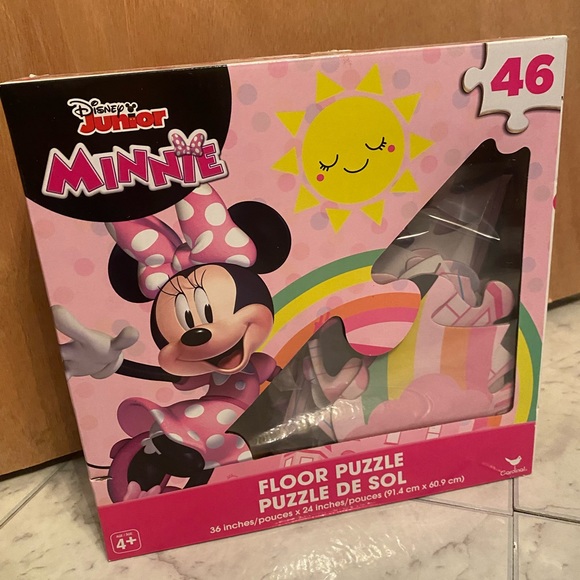 Disney Giant Minnie Mouse Floor Puzzle- Brand New in Box 🎀 - Picture 1 of 14